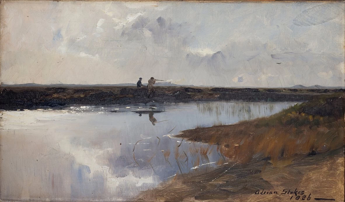 Adrian Scott Stokes - Cacciatori nella brughiera a nord di Skagen, Museo di Skagen